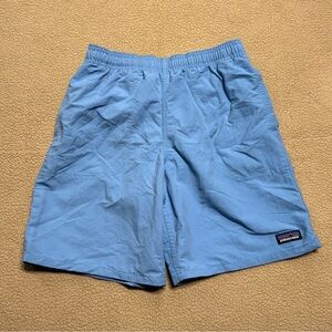 Patagonia Baggies Shorts 7 in Lined Light Blue Kids Medium